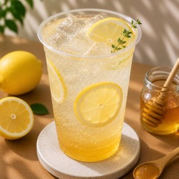 Honey lemon soda