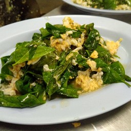 ผักเหมียงผัดไข่
