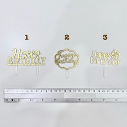 ป้ายHBDพลาสติก มี 3 แบบ