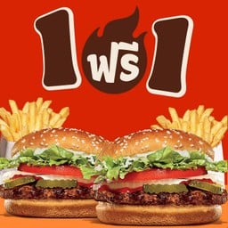 [ซื้อ 1 ฟรี 1 ] วอปเปอร์ จูเนียร์ + เฟรนช์ฟรายส์ขนาดกลาง
