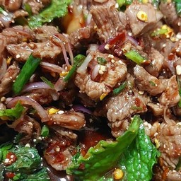 พล่าหมู+ตับ