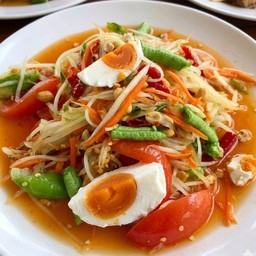 ตำไทยไข่เค็ม
