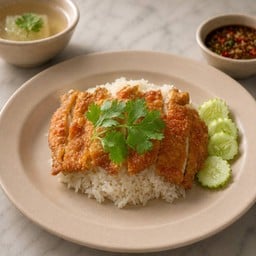 ข้าวมันไก่ทอด