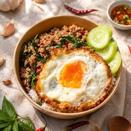 ข้าวกะเพราหมูสับ