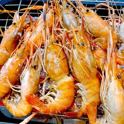ชุด กุ้งเผา(1โล 30ตัว) เนื้อหวานฉ่ำ ย่างสดๆ ร้อนๆ เสิร์พพร้อมน้ำจิ้มซีฟู๊ดรสเด็ด