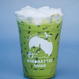มะพร้าวชาเขียวเย็น (สูตรธรรมดา)