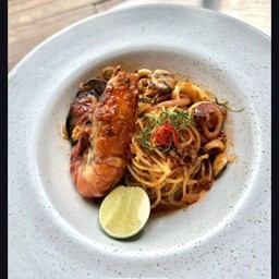 สปาเก็ตตี้ต้มยำทะเล