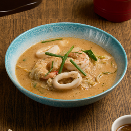 สุกี้น้ำ ทะเล (กุ้งแชบ๊วย, หมึกสด) D