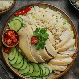 ข้าวมันไก่แดงกรอบ