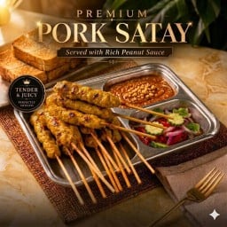 หมูสะเต๊ะ - L (15 ไม้)