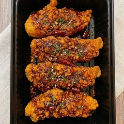 ชุดไก่ทอดซอสหม่าล่า4ชิ้น