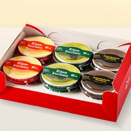 มิกซ์ชีสคัพ 3 รส 3 Flavors Cheesecup of Kase Box Set 6 ชิ้น 1 กล่อง