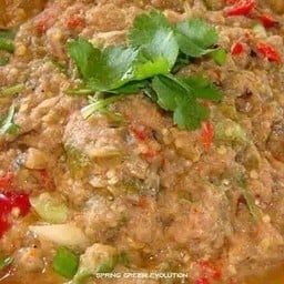 น้ำพริกปลาทูตำสดใหม่