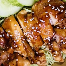 ไก่เทอริยากิ&กะเพรา by HOME KITCHEN