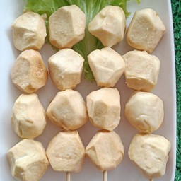 ลูกชิ้นปิ้งเตาถ่านบ้านมนตรา#น้ำจิ้มอร่อย