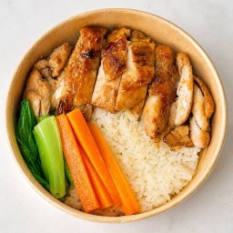 M Pang ข้าวไก่เทอริยากิ บะหมี่ไก่เทอริยากิ ขนมปังหน้าหมู คลองสาม
