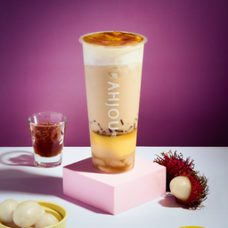 Rambutan Milk Tea ชานมเงาะ