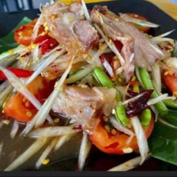 ตำคอหมูย่าง