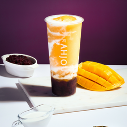 Coconut Mango Sticky Rice Tea ชาข้าวเหนียวมะม่วงปั่น