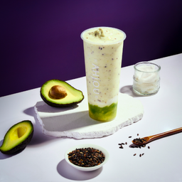 Avocado Rice Berry Yogurt Bliss อะโวคาโดไรซ์เบอร์รี่โยเกิร์ตปั่น