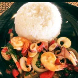 ข้าวกระเพราทะเล