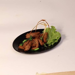 หมูพวงทอด