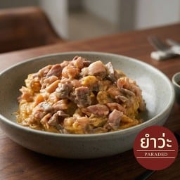 ข้าวหน้าไข่ข้น แซลม่อน