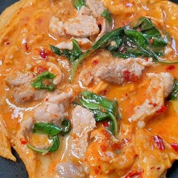 ข้าวไข่ข้นห่อหมกหมู