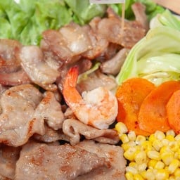 หมูกระทะ Size L (ย่างให้พร้อมทาน)