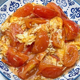 มะเขือเทศท้อผัดไข่