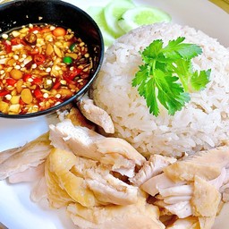ข้าวมันไก่(ตุ๋นนุ่ม) น้ำจิ้มสูตรพิเศษ ข้าวนุ่ม ฟินสุดๆ ไม่เหมือนเจ้าอื่น สูตรทางร้านคิดเองจ้า