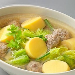 ต้มจืดเต้าหู้หมูสับ(กับข้าว)