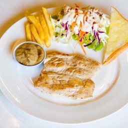 สเต็กไก่พริกไทยดำ
