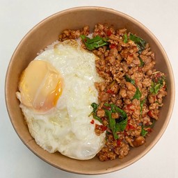 ข้าวกระเพราหมูสับ