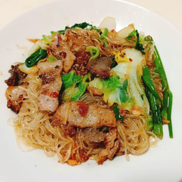สุกี้แห้ง หมูสามชั้นสไลด์