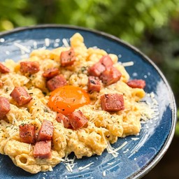 Macaroni Carbonara Ham