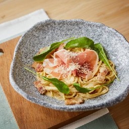 สปาเก็ตตี้พาร์ม่าแฮมคาโบนาร่า