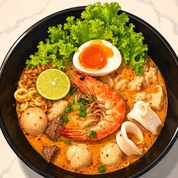 หน้าต้มยำรวมมิตร🐷🦑🦞🐟