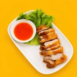 สามชั้นกรอบทอดน้ำปลา (ซอสพริก)