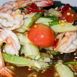 ตำแตงกุ้งสุก