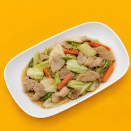 ผัดผักน้ำมันหอย (กับข้าว)