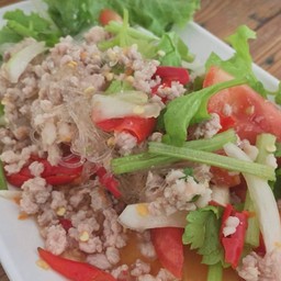 ยำวุ้นเส้นหมูสับ