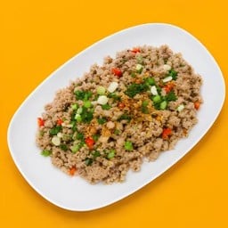 หมูสับผัดปลาเค็ม (กับข้าว )