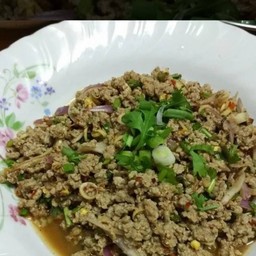 ลาบเนื้อสุก