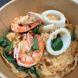 ข้าวไข่ข้นห่อหมกทะเล