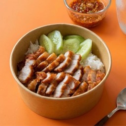 สุขใจ ข้าวหมูทอด