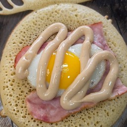 ดับเบิ้ลเบค่อน ไข่นกดาว ซอสทรัฟเฟิล
