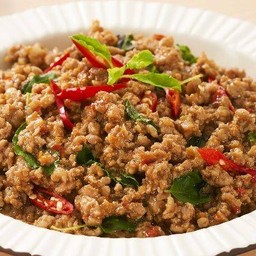 ผัดกระเพราหมูสับ