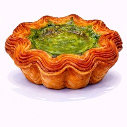 Egg tart Matcha