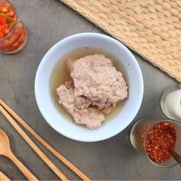 หมูเด้งลวก 3 ชิ้น